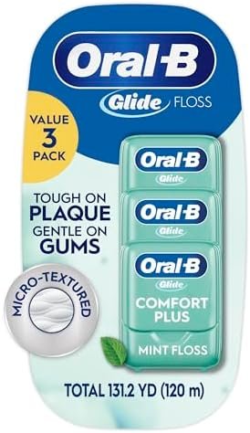 Oral-B Glide Pro-Health Comfort Plus Floss, Mint, 3 Ct : Everything Else